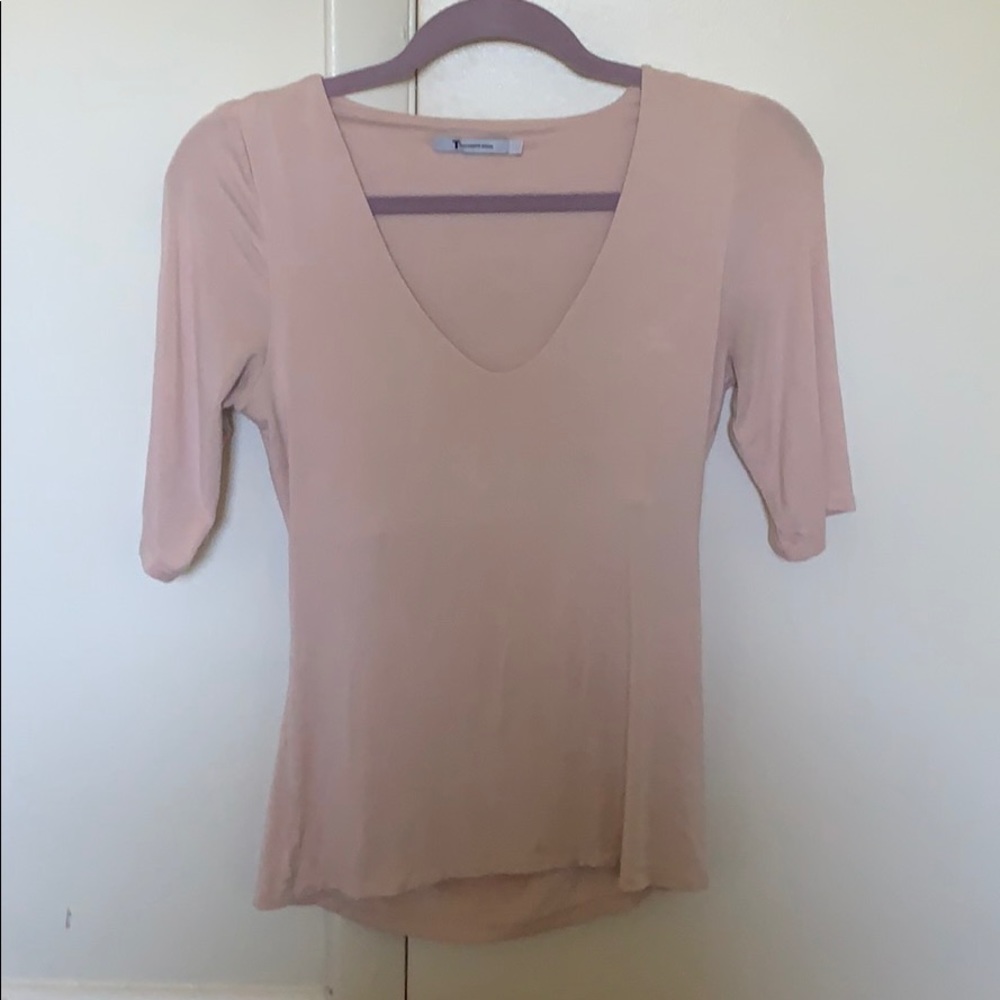 T by Alexander Wang blush cutout tee(hard to find)